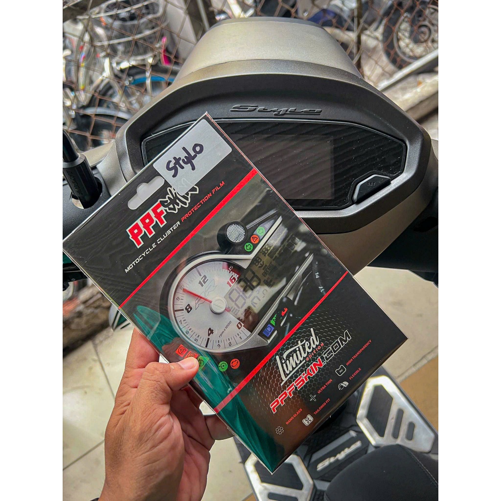 PPF Stylo 160, HONDA STYLO 160 ..... PPF dán bảo vệ mặt đồng hồ xe , xước tự phục hồi nhập khẩu