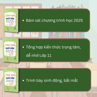 Sách - Combo Take Note Ngữ Văn lớp 10,11,12 - Tổng hợp kiến thức, Hiểu nhanh nhớ lâu - TKBooks