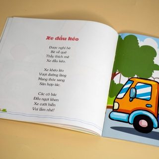 Sách thiếu nhi - Bé học nói qua thơ - Những chiếc xe chăm chỉ - Finybooks