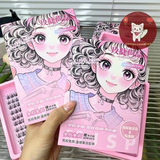 Mi Giả Sẵn Keo MEIJIESHANGPIN & Mi Dưới Vỏ Hồng Cô Gái Tách Sợi Có Sẵn Keo Trong Suốt, Tiện Lợi