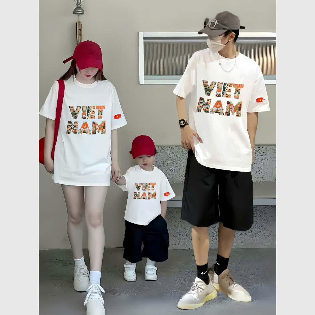 [ÁO THUN VIỆT NAM] Áo Thun In Hình Việt Nam Ngực Áo Thể Hiện Tình Yêu Nước, Form Unisex, Chất Cotton 100% + Có Hộp