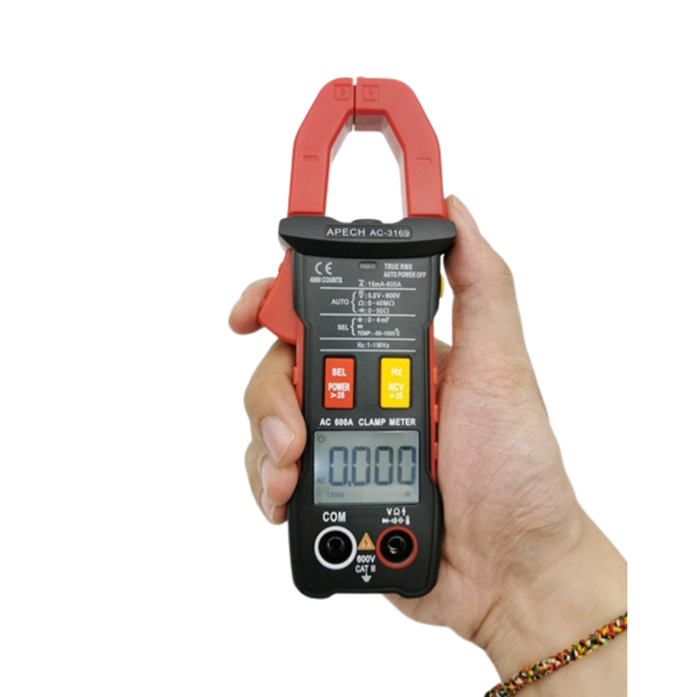[ĐO AC/DC] Đồng hồ đo ampe thông minh  Apech AC3169, Chính Xác Cao, Chống Cháy - Anh Phát