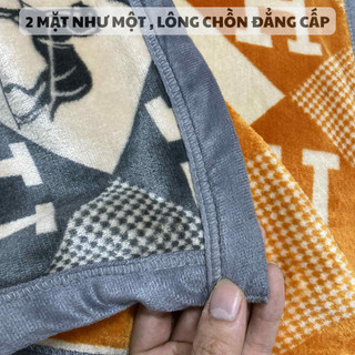 ( ẢNH THẬT ) Chăn Flanel Cao Cấp 2 Mặt - Phủ Sofa, Đắp Máy Lạnh, Văn Phòng | Chất Liệu Lông Chồn