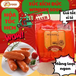 500g Xuc xích đức La cusina gói 10 cây ngon tuyệt