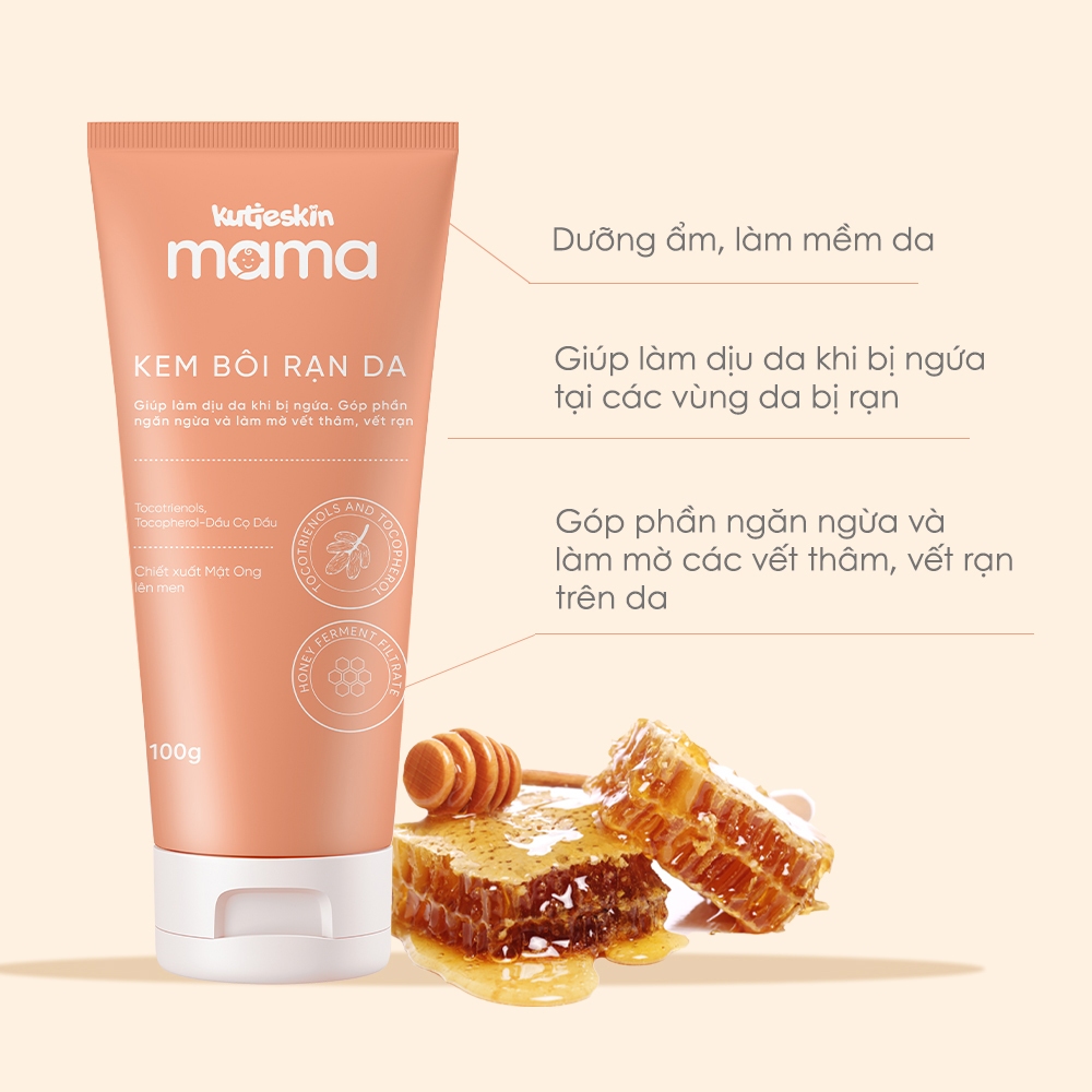 Kem Bôi Rạn Da Cho Mẹ Bầu Kutieskin MaMa 100g