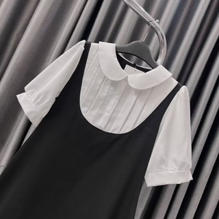 Váy bầu,đầm bầu thiết kế cổ sen xếp ly ngực