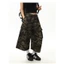 Quần Wide Leg Kaki Camo Túi Hộp GODMOTHER Quần Short Lửng Kaki Unisex Phong Cách Cá Tính Đường Phố