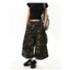 Quần Wide Leg Kaki Camo Túi Hộp GODMOTHER Quần Short Lửng Kaki Unisex Phong Cách Cá Tính Đường Phố