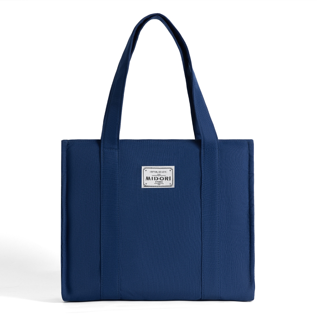 Túi Xách GLOBAL Tote Nam Nữ Vải Polyester Đeo Vai Đựng Laptop Đi Học Làm Chơi | MI MIDORI