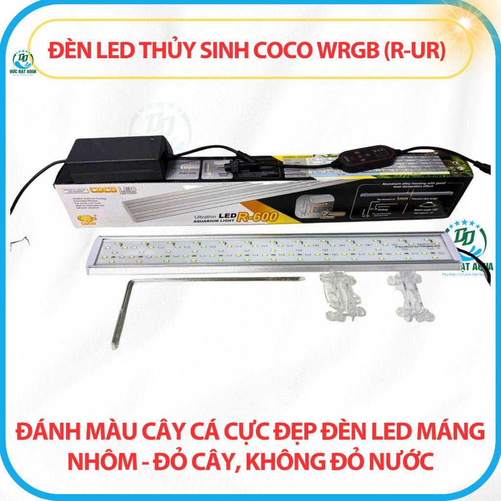 Đèn LED COCO WRGB (R Series) (30-60Cm) - Máng Nhôm Hẹn Giờ & Điều Chỉnh Độ Sáng 5