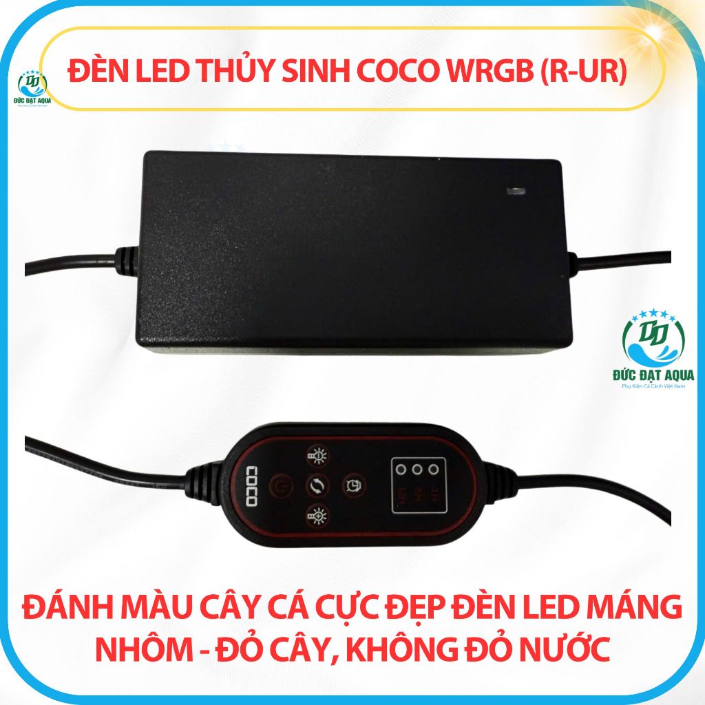 Đèn LED COCO WRGB (R Series) (30-60Cm) - Máng Nhôm Hẹn Giờ & Điều Chỉnh Độ Sáng 2