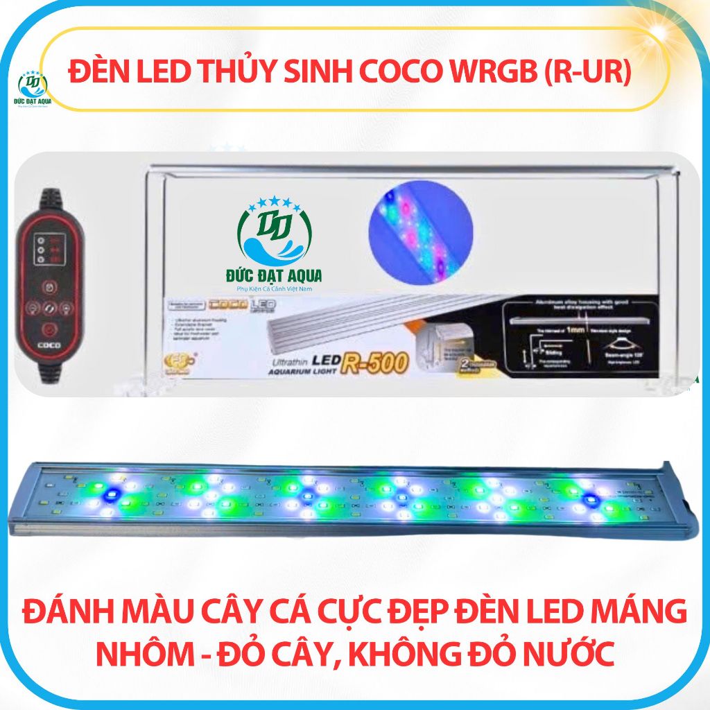 Đèn LED COCO WRGB (R Series) (30-60Cm) - Máng Nhôm Hẹn Giờ & Điều Chỉnh Độ Sáng 9