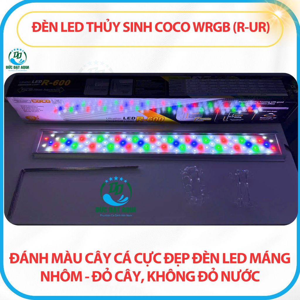 Đèn LED COCO WRGB (R Series) (30-60Cm) - Máng Nhôm Hẹn Giờ & Điều Chỉnh Độ Sáng 6