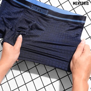 COMBO 3 Quần Lót Boxer Nam MENTORIS, Vải Thun Lạnh, Co Giãn 4 Chiều, Thấm Hút, Thoáng Mát, CB3MBX09