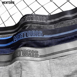 COMBO 3 Quần Lót Boxer Nam MENTORIS, Vải Thun Lạnh, Co Giãn 4 Chiều, Thấm Hút, Thoáng Mát, CB3MBX09