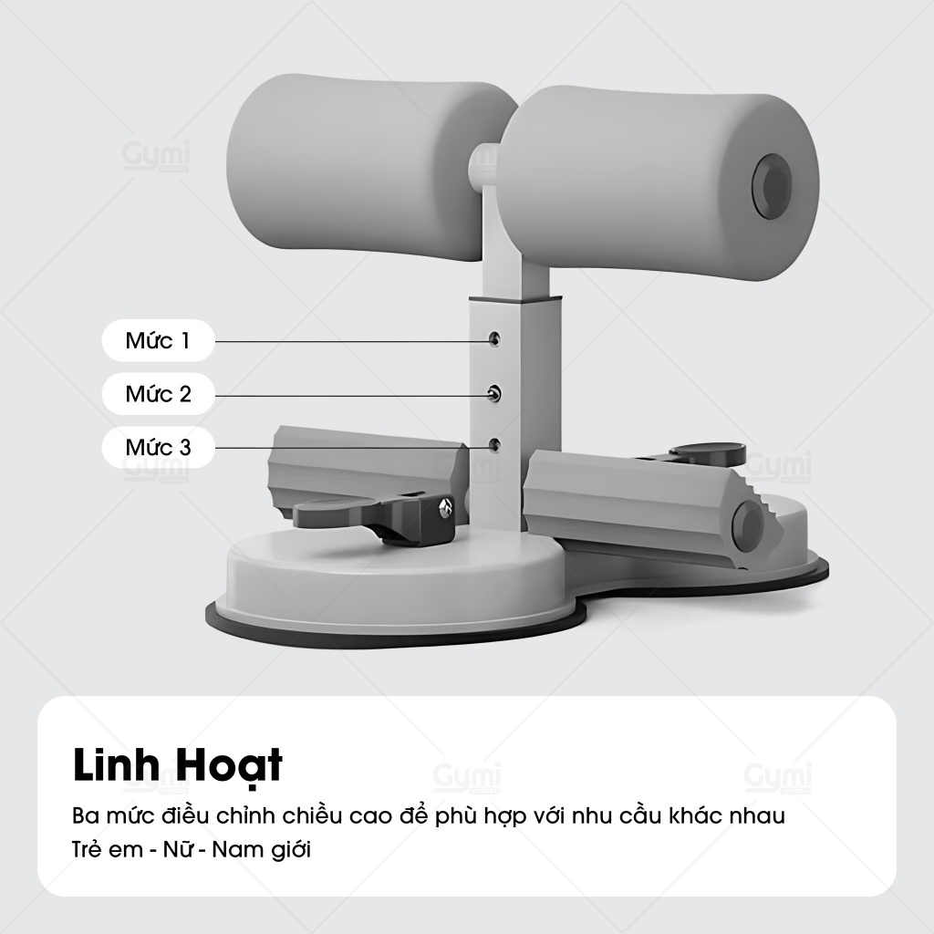 Dụng Cụ Gập Bụng 2 Trong 1 Có Dây Kháng Lực - Hỗ Trợ Tập Luyện Cơ Bụng, Tay, Eo Tại Nhà - GapBung2in1