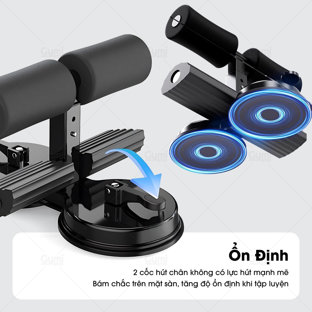 Dụng Cụ Gập Bụng 2 Trong 1 Có Dây Kháng Lực - Hỗ Trợ Tập Luyện Cơ Bụng, Tay, Eo Tại Nhà - GapBung2in1