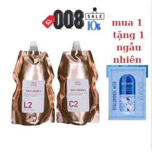 Bộ sản phẩm uốn duỗi tóc hàn quốc ATS MAX 500ml ( hàng chính hãng )