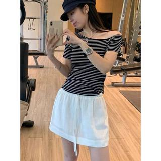 𝗠𝗶𝗻𝗶 𝗦𝗵𝗶𝗿𝘁 - |LY LINEN| Chân váy linen Tưng dáng A lưng chun basic