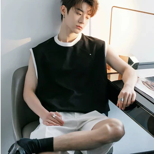 Áo TANK TOP Nam Hàn Quốc Chất Vải Cotton 250MSG, Thấm Hút Mồ Hôi, Chống Nhăn, Thoải Mái - SHINGHAI