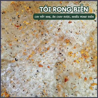 BÁNH TRÁNG TỎI RONG BIỂN (CHAY) - Cay rất ít, rong biển nhuyễn phủ đều - Ăn Vặt Ngon Lắc Lư