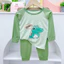 Đồ Bộ Dài THUN LẠNH Cho Cé 5 - 15kg. Vải Thun Lạnh Mềm Mỏng Nhẹ, Mát, Hút Mồ Hôi Tốt