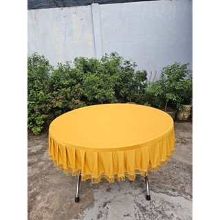 Khăn trải bàn tròn 1 cái 50k