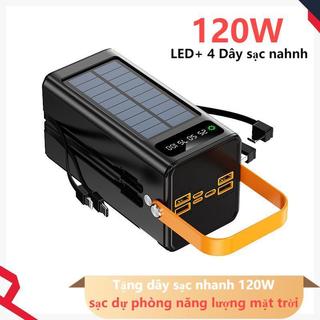 năng lượng mặt trời sạc dự phòng pd120w 150000mah 90000mah pin dự phòng màn hình led tích hợp tích hợp
