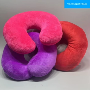 Gối cổ chữ U chống mổi, Gối kê cổ hình chữ U, Gối Cổ form dày, Đàn hồi tốt, Gối chữ U đa năng