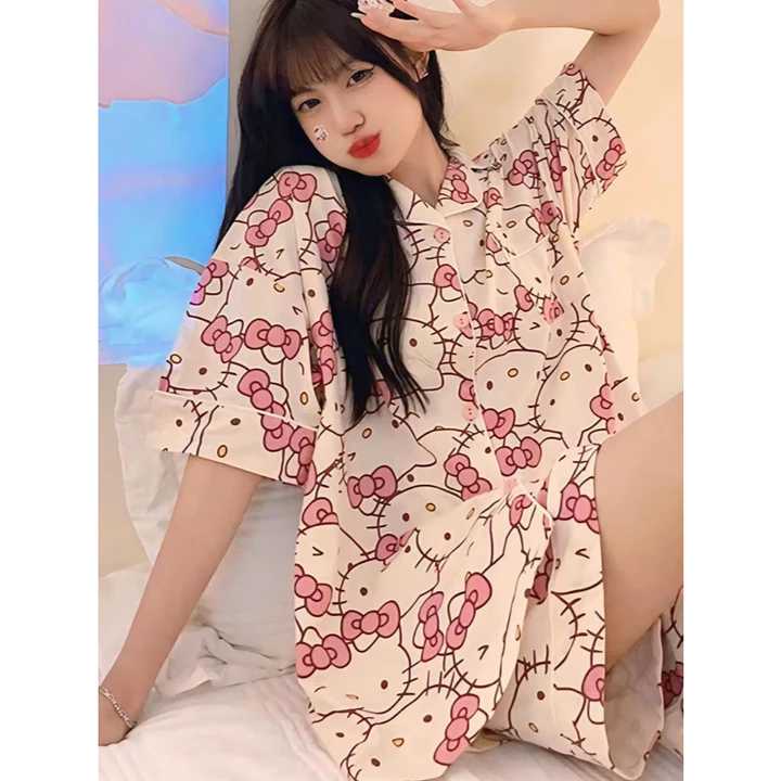 Bộ đồ ngủ pijama mặc cho nữ CỘC ĐÙI THƯỜNG ,Đồ ngủ nữ,Đồ bộ mặc nhà,sét bộ pijama mặc nhà <3 Chuyên sỉ pizama