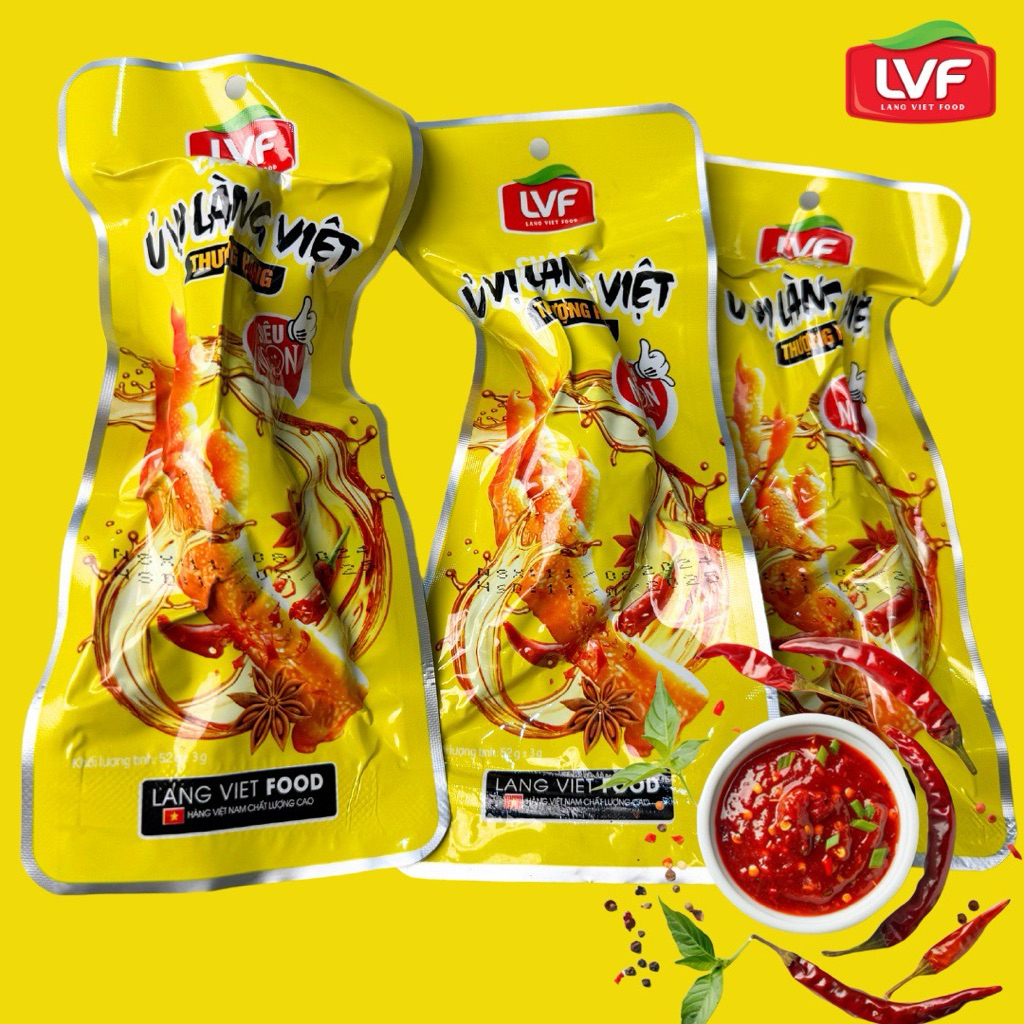Combo 20 Chân Gà Ủ Vị Thượng Hạng 35g Vàng