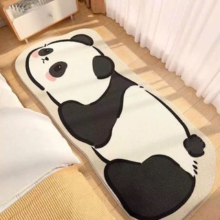 Thảm Chân Giường Nỉ Cừu Đế Dệt Hình Thú, Thảm Nỉ Cừu Decor Phòng Ngủ Xinh Xắn Kích Thước 50cmx120cm