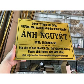 Bảng số nhà, biển số nhà, bảng phòng ban, hộ kinh doanh, bảng phòng chức năng - in theo yêu cầu in UV trực tiếp sắc nét