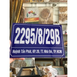 [Giao hỏa tốc] Biển số nhà - bảng số nhà - phòng ban, hộ kinh doanh, phòng chức năng - biển công ty in UV sắc nét