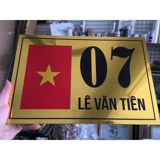 [Giao hỏa tốc] Biển số nhà - bảng số nhà - phòng ban, hộ kinh doanh, phòng chức năng - biển công ty in UV sắc nét