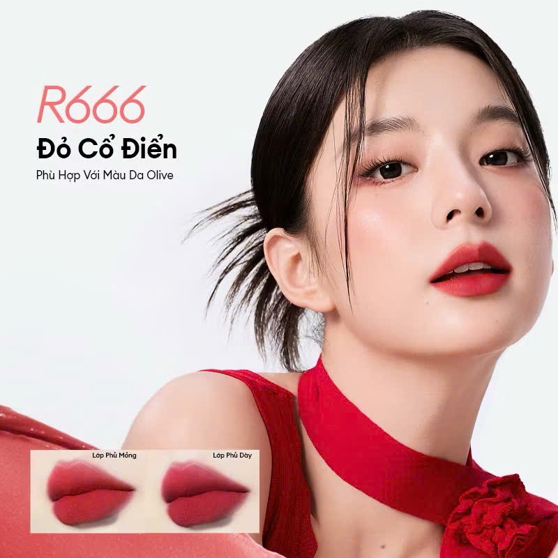COLORKEY Son Lì Velvet lâu trôi mềm mịn nhẹ môi che rãnh môi 3g | NHÍM HOUSE