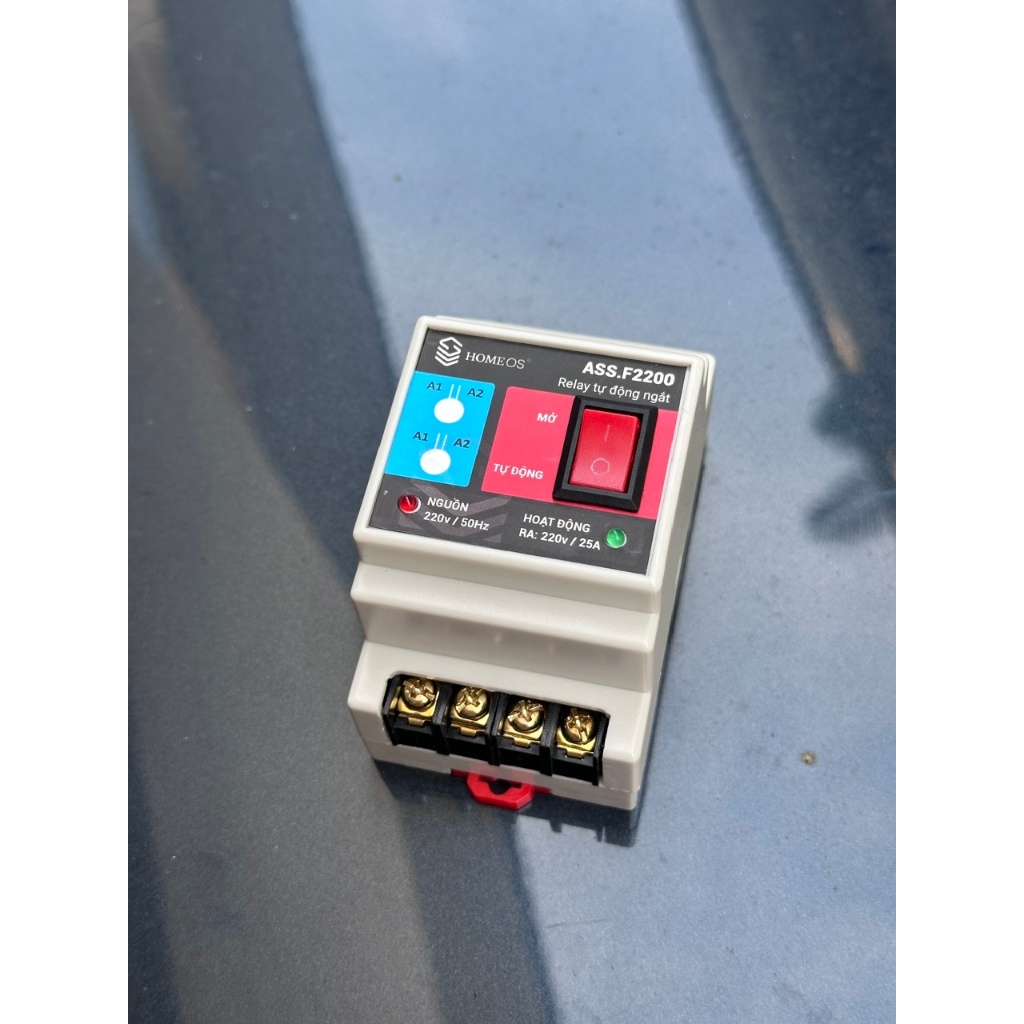 Rơ le an toàn phao nước tự động ngắt 12V, chống tràn chống cạn cho bể nước ASS.F2200