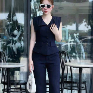 Set Bộ Nữ Dài Cổ VEST Mới Sang Chảnh Nổi Bật Mới PHÙ HỢP THỜI TRANG