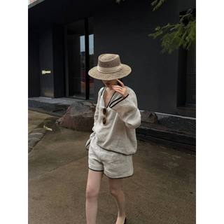 𝗟𝗲 𝗟𝗶𝗻𝗲𝗻 - |LY LINEN |- Set Linen tay dài chạy viền