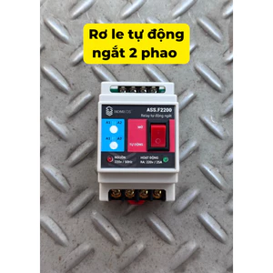 Rơ le an toàn phao nước tự động ngắt 12V, chống tràn chống cạn cho bể nước ASS.F2200