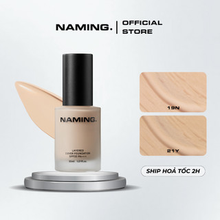 Kem nền che phủ mỏng nhẹ NAMING Layered Cover Foundation SPF35 PA++ 30ml