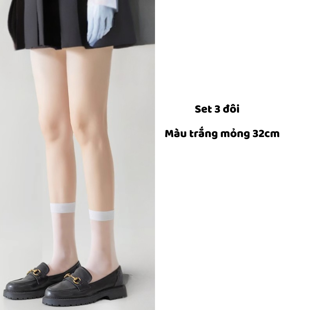 Set 3đ Mỏng Trắng S
