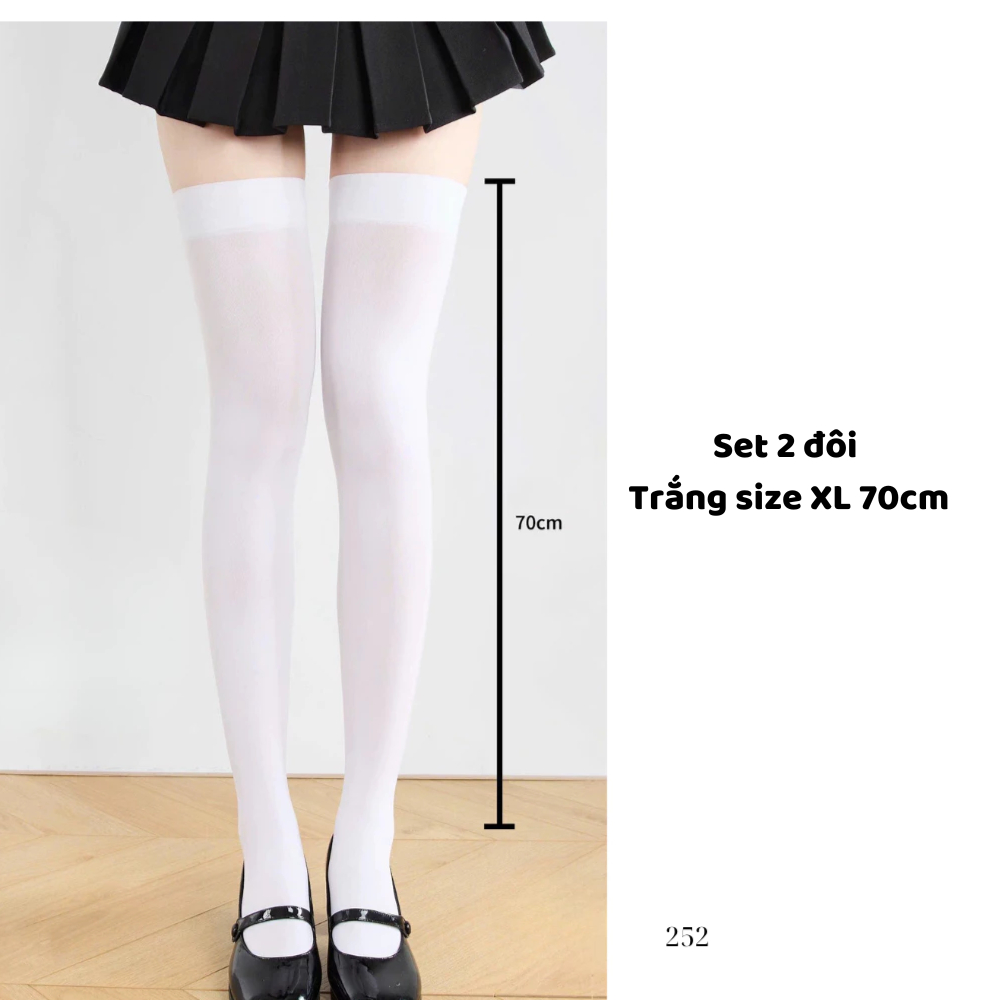 Set 2 đôi Trắng XL