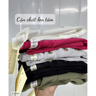 ÁO TĂM CỔ KHUY SIÊU XINH NHIỀU MÀU