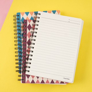 Sổ Lò Xo B5/A5 Kẻ Ngang Classmate 200 Trang 100gsm Bìa Qủa Trám, Sổ Tay Ghi Chép, Viết Nhật Ký, Planner, Sổ Ghi Chép
