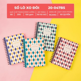 Sổ Lò Xo B5/A5 Kẻ Ngang Classmate 200 Trang 100gsm Bìa Qủa Trám, Sổ Tay Ghi Chép, Viết Nhật Ký, Planner, Sổ Ghi Chép