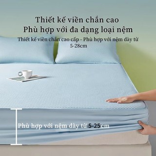 Chiếu băng lạnh bọc chun cao cấp Mát mẻ và thoải mái Kháng khuẩn Không có mùi1m6 1m8 mềm - mịn - mát