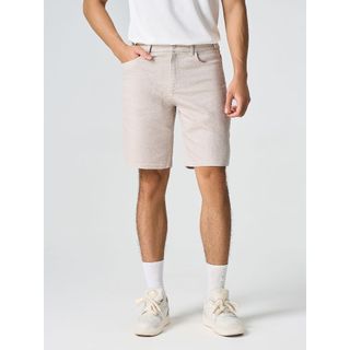 Quần short jean nam YODY cạp cao phối cúc, form regular, chất co giãn thoải mái MCJS25S028