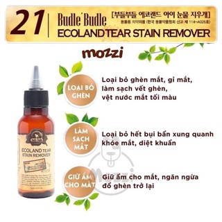 Dung dịch vệ sinh lau mắt Budle'Budle Chai 120ml cho chó