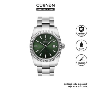 Đồng Hồ Nam Curnon Grandeur Moren – Mặt Kim Dạ Quang, Thiết Kế Sang Trọng, Dây Kim Loại Chính Hãng